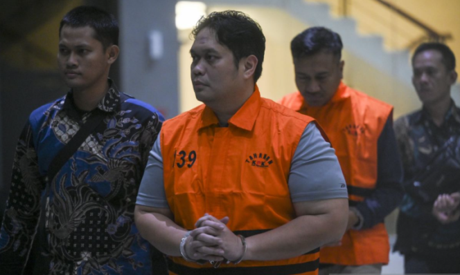 
Gedung Merah Putih KPK di Jakarta. KPK menduga Kajari Hulu Sungai Utara menerima uang hasil pemerasan dan pemotongan anggaran hingga Rp1,5 miliar.