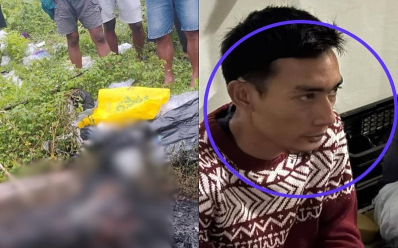 garis polisi di lokasi kasus anak bunuh ibu dan bakar jasad