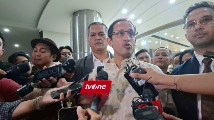 Nadiem Makarim menyampaikan pernyataan terkait dugaan kriminalisasi kasus Chromebook