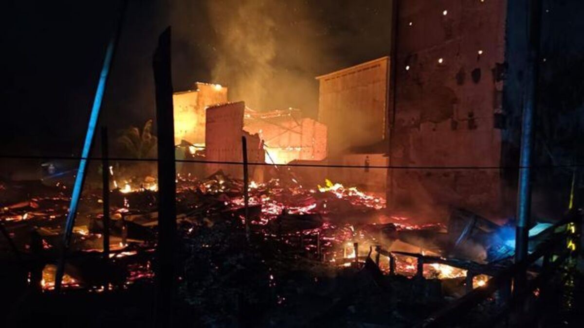 Kebakaran melanda bangunan dan fasilitas pendidikan di Kabupaten Katingan, Kalimantan Tengah