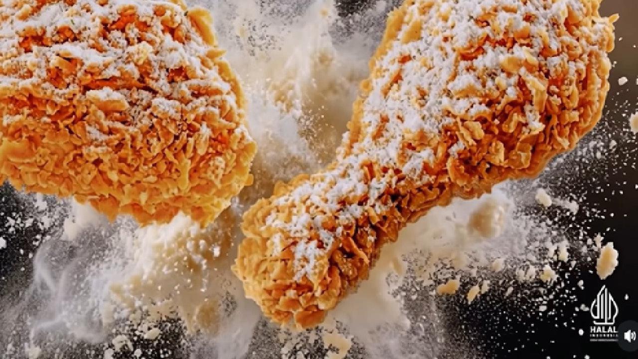 Ayam goreng garlic parmesan menu buka puasa