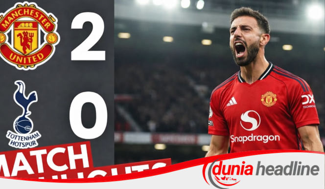 
Fantastis! Manchester United Kalahkan Tottenham 2-0 di Old Trafford